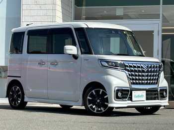 スズキ スペーシア カスタム HYBRID XS 純正8インチSDナビ アラウンドビュー　