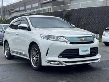 トヨタ ハリアー プレミアム TRDエアロ テイン車高調 純正9型ナビ