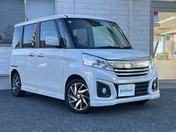 スズキ スペーシア カスタム XS ターボ 純正ナビ 両側パワスラ シートヒーター