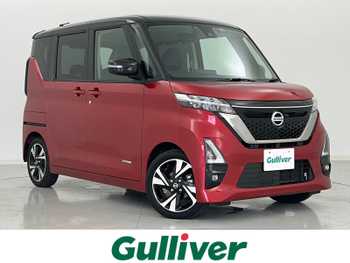 日産 ルークス HWS Gターボ アーバンクロム 禁煙車 全方位 純正9型ナビ 両側電動 ETC