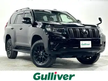 トヨタ ランドクルーザー プラド TX Lパッケージ マットブラED サンルーフ ベージュ本革シート 純正9incナ
