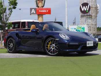 ポルシェ ９１１ ターボS カブリオレ PCCB BOSE スポクロ 可変スポイラー 茶革