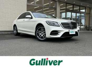 メルセデス・ベンツ Ｓ４００ AMGライン 黒革 サンルーフ 純正ナビ 全方位 BSM 禁煙