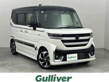 スズキ スペーシア カスタム HYBRID XS ターボ 純正メモリナビ 全方位カメラ 衝突軽減