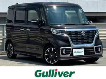 スズキ スペーシア カスタム HYBRID XS ターボ 純正ナビ 全周囲 前後ドラレコ 両側電動