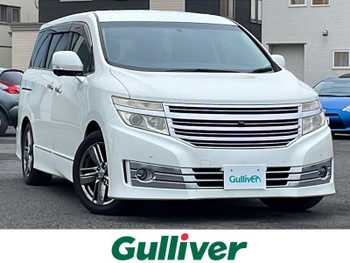 日産 エルグランド ライダー 黒本革 マニュアルシート 両側パワスラ アラウンドビューモニター