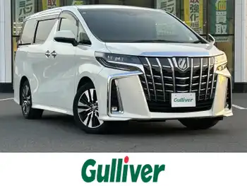 トヨタ アルファード S Cパッケージ FダウンM 1オーナー 純正SDナビ 本革 BSM