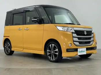 スズキ スペーシア カスタム Z ターボ 純正8型ナビ 全周囲カメラ レーンキープ