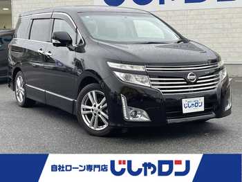日産 エルグランド 250ハイウェイスター 7人乗 ブラック フリップダウンモニター