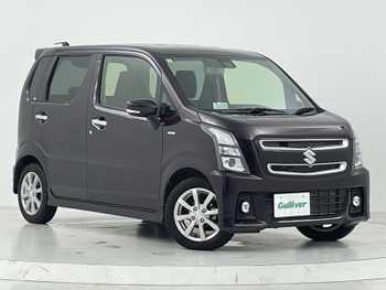 スズキ ワゴンＲ スティングレー HYBRID X 禁煙車 セーフティサポート ナビ 純正14AW