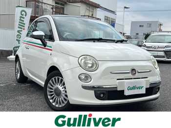 フィアット ５００Ｃ 1．4 16V ラウンジ ガラスルーフ前後ドラレコオートエアコン
