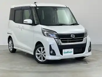 日産 デイズ ルークス ハイウェイスター Xターボ 社外SDナビ 左側電動ドア 全方位カメラ