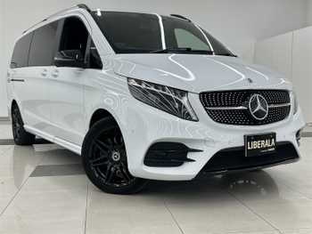 メルセデス・ベンツ Ｍ・ベンツ Ｖ２２０ d AVG EXTロング ブラックスイート 純正メモリナビ 3列シート 本革シート ETC