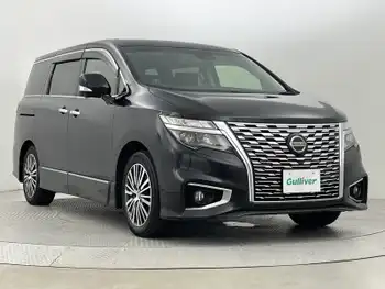 日産 エルグランド 250ハイウェイスター プレミアム ワンオーナー　純正10インチSDナビ　ETC