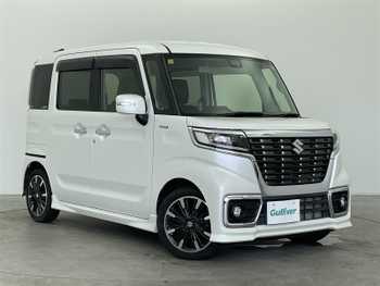 スズキ スペーシア カスタム HYBRID XS ターボ 社外ナビ　社外エンジンスターター