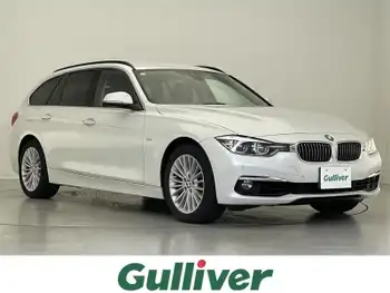 ＢＭＷ ３１８ｉ ツーリング ラグジュアリー 純正ナビ ETC 黒レザー シートヒーター LED