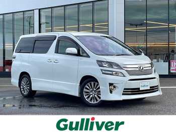 トヨタ ヴェルファイア 2．4Z ゴールデンアイズⅡ 4WD 後席モニタ ハーフレザー 両側電動 ETC