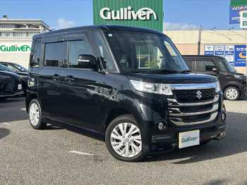スズキ スペーシア カスタム Z 社外SDナビ Bluetooth バックカメラ ETC
