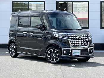 マツダ フレアワゴン カスタムスタイル ハイブリッド XT 禁煙車 純正8型ナビ 全方位カメラ クルコン