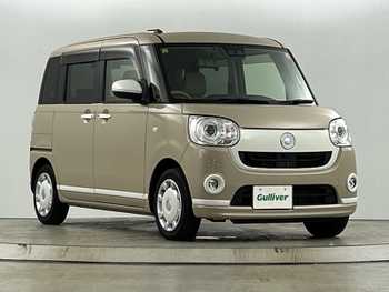 ダイハツ ムーヴ キャンバス G ホワイトアクセント VS SAⅢ 禁煙車 純正7型ディスプレーオーディオ ETC