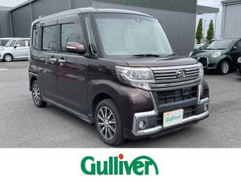 ダイハツ タント カスタム X トップED SAⅡ 禁煙 衝突軽減 電動スライド 純正ナビ ETC