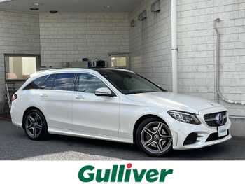 メルセデス・ベンツ Ｃ２２０ｄ ステーションワゴン アバンギャルドAMGライン 1オナ EXPKG SR 黒革 ブルメスター禁煙 ACC