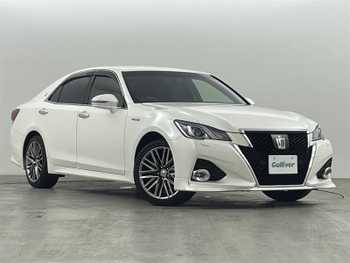 トヨタ クラウン ハイブリッド アスリートG Four 衝突軽減 バックカメラ 純正ナビ 革シート