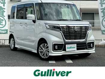 スズキ スペーシア カスタム HYBRID GS 社ナビBTワンTVドラレコBカメETC片P禁煙車