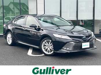 トヨタ カムリ G レザーパッケージ 1オーナー純ナビ衝突軽減黒革シート純正AW