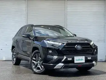 トヨタ ＲＡＶ４ ハイブリッド アドベンチャー ワンオーナー TRDエアロ 黒革シート ETC