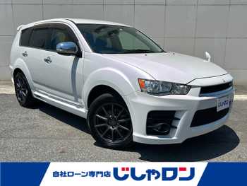 三菱 アウトランダー 24G ROADEST 社外ナビ Bカメラ ETC 純正エアロパーツ