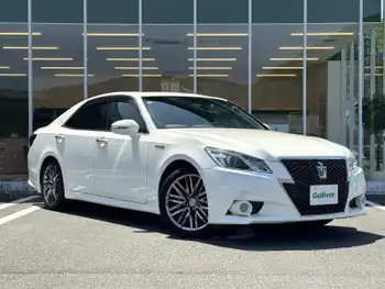 トヨタ クラウン ハイブリッド アスリートS サンルーフ 禁煙車 シートヒーター ナビ TV