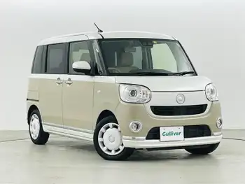 ダイハツ ムーヴ キャンバス G メイクアップ リミテッド　SAⅢ 社外ナビ 両側電動 衝突軽減 車線警報 ETC