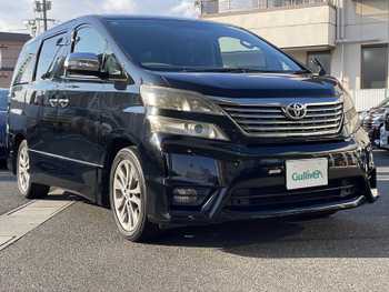 トヨタ ヴェルファイア 2．4Z プラチナセレⅡ ゴールド フリップダウン 社外ナビ  両Pスラ Bカメラ