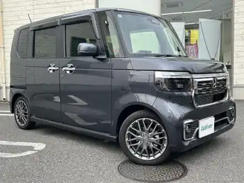 ホンダ Ｎ ＢＯＸ カスタム ターボ ワンオーナー Hレザー 純SDナビ 両側Pスラ