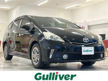 トヨタ プリウス α S チューンブラック 純ナビ TV BT USB CD Bカメ ETC ドラレコ