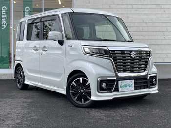 スズキ スペーシア カスタム HYBRID XS ターボ 純正ナビ 両側電動ドア 全方位カメラ ETC