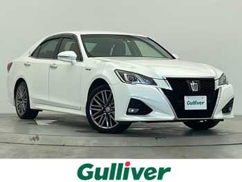 トヨタ クラウン ハイブリッド アスリートS Four J フロンティア 禁煙車 4WD  クルコン ETC BT エアバッグ