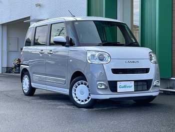 ダイハツ ムーヴ キャンバス ストライプス G 禁煙車 純正ナビ 360°カメラ 衝突軽減 ETC