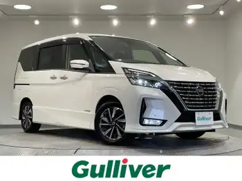 日産 セレナ ハイウェイスター V 純正10型ナビ 後席モニター 全方位 ETC LED