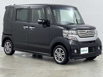ホンダ Ｎ ＢＯＸ カスタム G Aパッケージ 禁煙 CTBA 片側電動 社外ナビ フルセグ HID