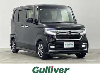 ホンダ Ｎ ＢＯＸ カスタム L 禁煙 純正8型ナビ 両側電動 衝突軽減 ETC