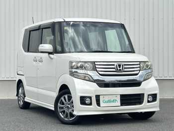ホンダ Ｎ ＢＯＸ カスタム G Lパッケージ 社外7インチSDナビ フルセグTVBカメラ