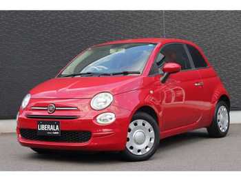 フィアット ５００ 1．2 ポップ 純正ディスプレイA CarPlay BT 赤革Sカバー