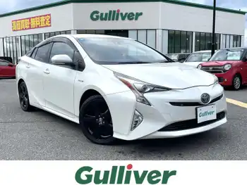 トヨタ プリウス A プレミアム　ツーリングセレ 9型ナビ Bカメラ 黒レザー LED セーフティS