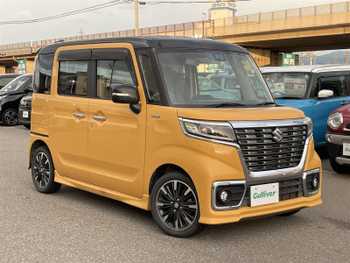 スズキ スペーシア カスタム HYBRID XS 純正8型ナビ TV Bカメラ 両側Pスライド