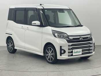 三菱 ｅＫスペース カスタムT セーフティプラスED 純正SDナビ 両側パワースライド LEDライト