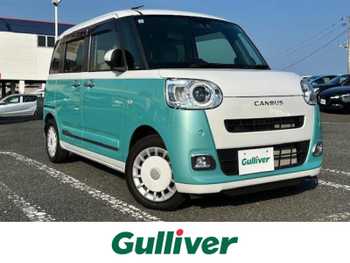 ダイハツ ムーヴ キャンバス ストライプス G 社外SDナビ Bカメ ETC シートヒーター