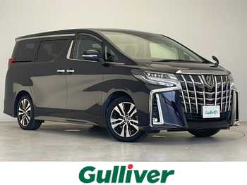 トヨタ アルファード S Cパッケージ 衝突軽減 純正9型ナビ 三眼LED 後席モニタ