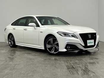 トヨタ クラウン ハイブリッド RS アドバンス 禁煙/黒革/モデリスタ/純正ナビ/全周囲